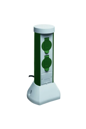 Kerti energiaoszlop 2 dugaljjal Greencraft 2m vezetékkel IP44