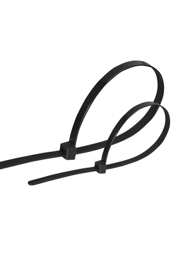 Kábelkötegelő, 120x3.2mm, fekete, 25db