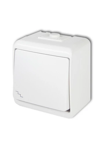 Aquastar váltókapcsoló, IP54, fehér