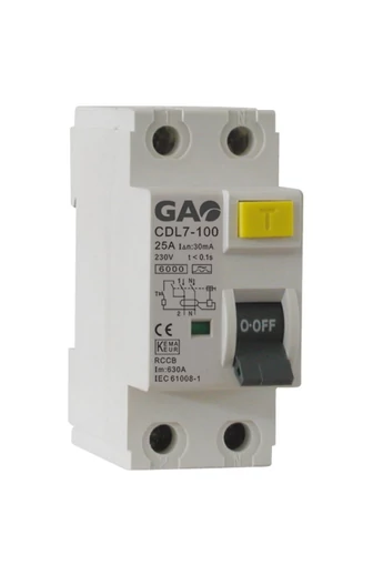 Fi relé 2P 40A 300mA,  230V~ , fehér