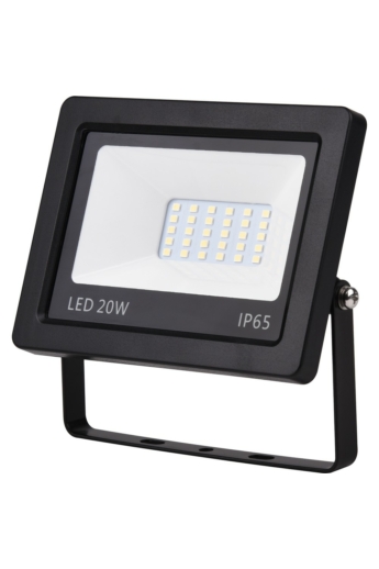 LED fényvető "EcoSpot"  20W 1400lm, fekete, IP65