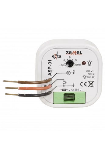 Lépcsőházi automata; IP20; 230V AC, 350W, ASP-01