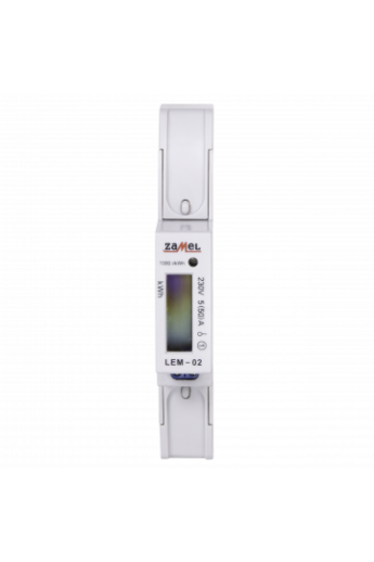 Digitális 1 fázisú fogyasztásmérő, LEM-02
