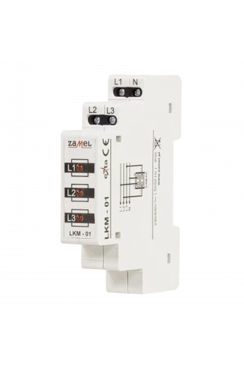 Feszültségjelző, 3x piros LED, LKM-01-10