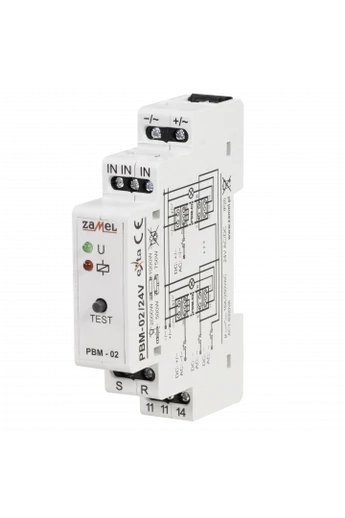 Bistabil relé, NO, 24V AC/DC, 16A, csoport