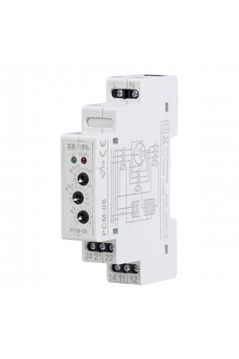 Időrelé, csilalg-háromszög motor indító (STAR-TRIANGLE), 230V AC, PCM-08