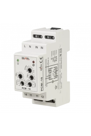 Multifunkciós időrelé, 230V AC, PCM-10