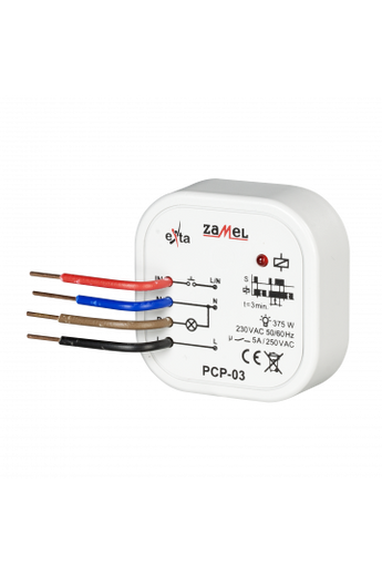 Időrelé, kötődobozba szerelhető, 230V AC, PCP-03