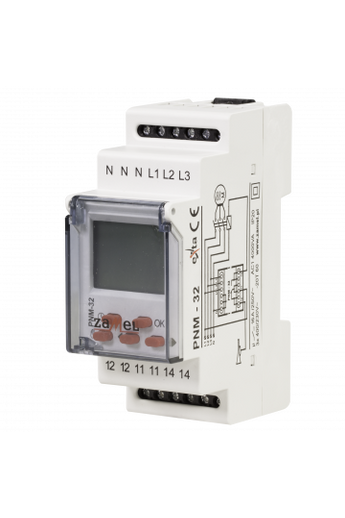 Feszültség felügyeleti relé, 3 fázisú, 16A, 230V/400V AC, PNM-32
