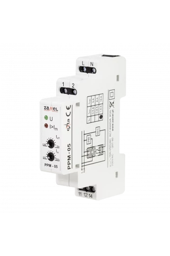 Terhelésleválasztó relé, 230V AC, 1,6-16A, PPM-05/16