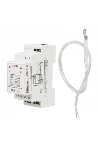 Hőmérséklet felügyeleti relé, PTC érzékelővel, 230V AC, PRM-10