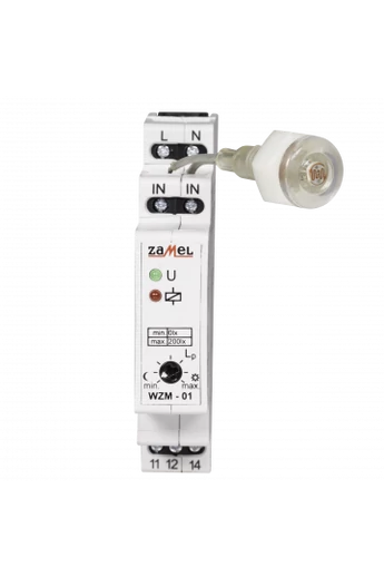 Alkonykapcsoló érzékelővel, DIN sínre szerelhető, IP20, 230V AC, WZM-01/S1