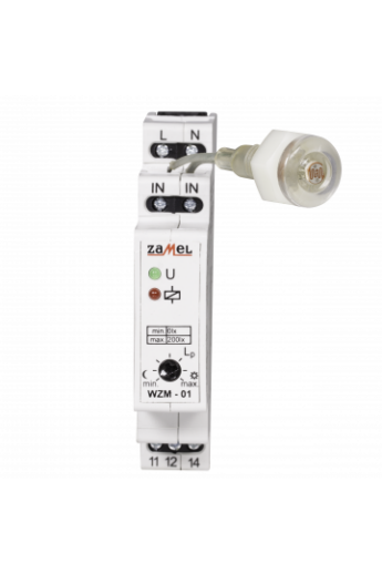 Alkonykapcsoló érzékelővel, DIN sínre szerelhető, IP20, 230V AC, WZM-01/S1