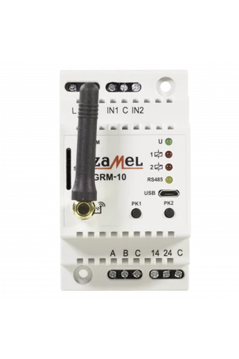 EXTA FREE 2 csatornás GSM, RS-485, moduláris kapcsoló, 16A 4000VA, GRM-10