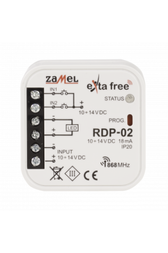 EXTA FREE LED fényerőszabályzó, RDP-02