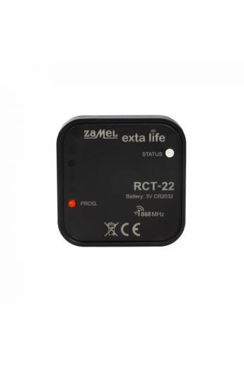 EXTA LIFE hőmérséklet érzékelő, beépített hőérzékelővel, elemes (CR2032), RCT-22