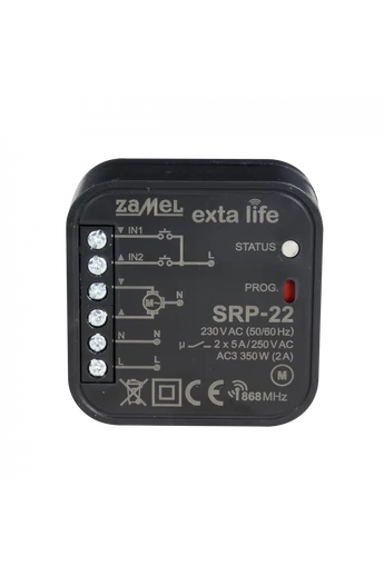 EXTA LIFE redőnyvezérlő 5A, 230V, SRP-22