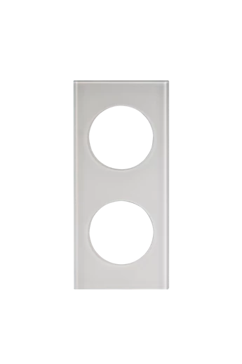 KONEKTO LED dupla üveg keret, négyzet, fehér, LSR-SBK-X2