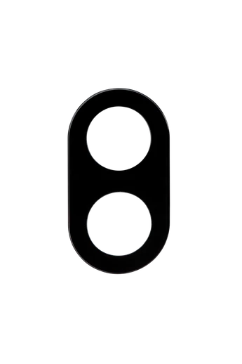 KONEKTO LED dupla üveg keret, kör, fekete, LSR-SCO-X2