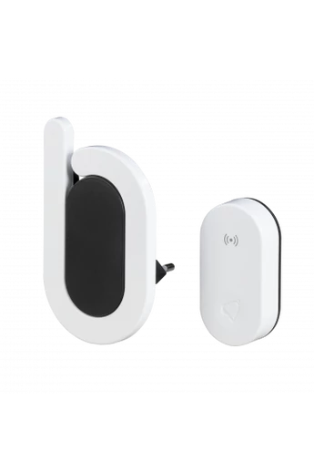 Vezeték nélküli csengő szett "BULIK II", 230V, 85dB, 350m, fehér, ST-985H