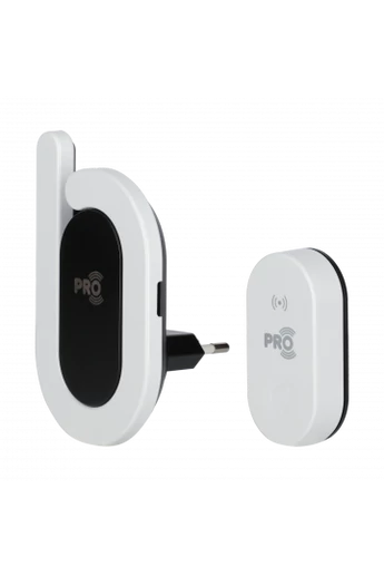 Vezeték nélküli csengő szett "BULIK II PRO", 230V, 80dB, 1400m LoRa, fehér, ST-995H