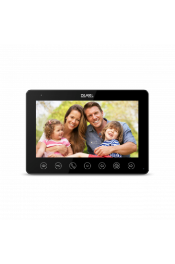 7" színes, LCD videó kaputelefon monitor, fekete, 800x480px, VP-807B