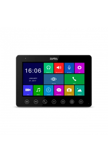 7" színes, LCD videó kaputelefon monitor, DVR funkció, WiFi, fekete, 800x480px, VP-808B