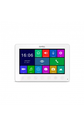 7" színes, LCD videó kaputelefon monitor, DVR funkció, WiFi, fehér, 800x480px, VP-808W