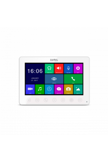 7" színes, LCD videó kaputelefon monitor, DVR funkció, WiFi, fehér, 800x480px, VP-808W