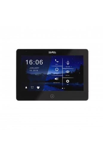 10,1" színes, LCD érintő videó kaputelefon monitor, DVR funkció, WiFi, fekete, 1920x1080 HD, VP-810BHD