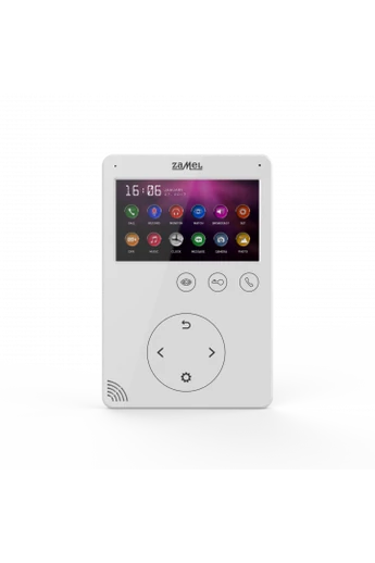 4,3" színes, LCD videó kaputelefon monitor, DVR funkció, WiFi, fehér, 800x480px, VP-817B