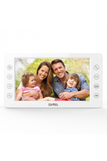7" színes, LCD videó kaputelefon monitor, WiFi, fehér, 800x480px, VP-819B