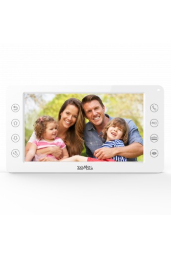 7" színes, LCD videó kaputelefon monitor, WiFi, fehér, 800x480px, VP-819B