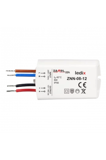 LED tápegység; felületre szerelhető; 12V DC; 8W; IP56
