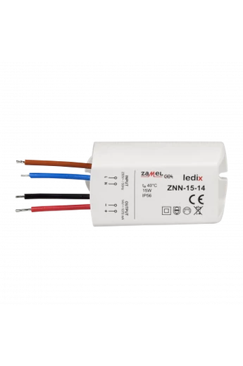 LED tápegység; felületre szerelhető; 14V DC; 15W; IP56 (Ledix)