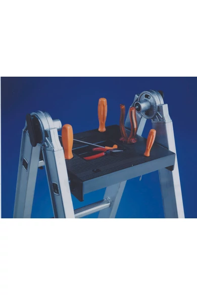 Cimco, ALUMINIUM TELESCOPIC LADDERS WITH 2X12 STEPS,  | 146712