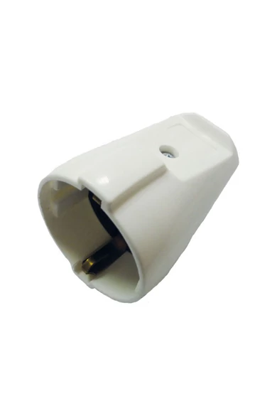 Duroplast csatlakozó aljzat, fekete, 519545