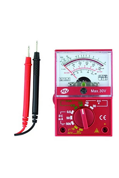 Analóg multiteszter max.: 30V