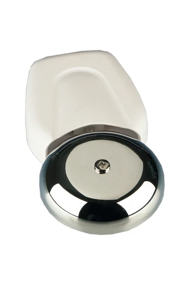 Csengő, iskolacsengő, 1 tekercses, 8-12V, 83dB, fehér