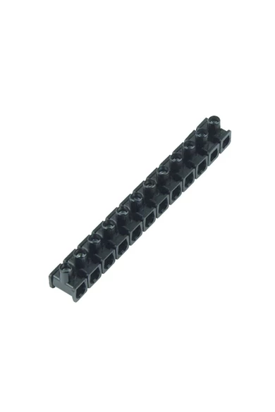 Sorkapocs 1 csavaros 6mm 12p fekete