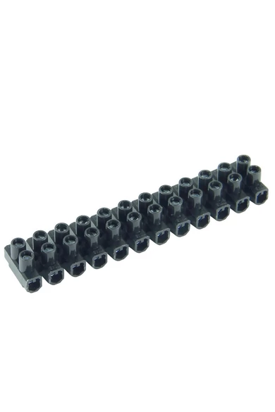 Sorkapocs 2 csavaros 0.75-4/6 mm 12p fekete