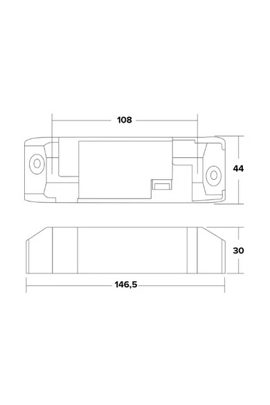 Klemko, DALI LED driver, állandó feszültségű, 240V AC, 5A, 1-38W, U=54V DC, 1050 mA DC | 860009 