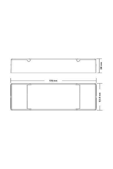 Klemko, DALI-2 DT6 LED driver, állandó feszültségű, 240V AC, 8A, 30W, max 55V DC, 1000 mA DC | 860011
