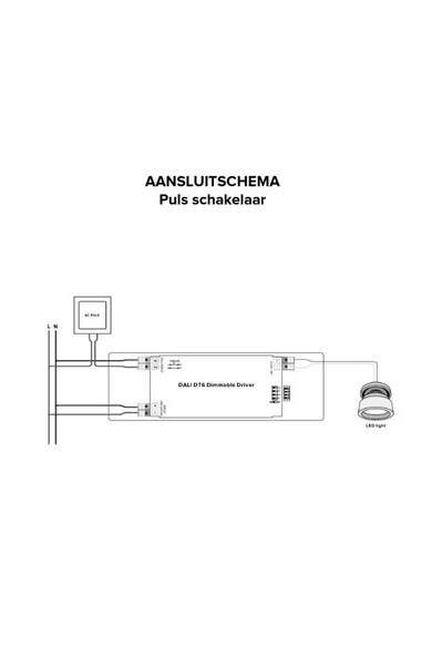 Klemko, DALI-2 DT6 LED driver, állandó feszültségű, 240V AC, 8A, 30W, max 55V DC, 1000 mA DC | 860011