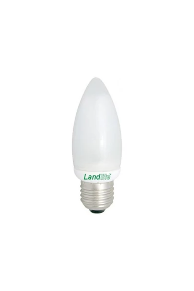 LANDLITE ENERGIATAKARÉKOS, E27, 9W, 450LM, 2700K, GYERTYA FORMÁJÚ FÉNYFORRÁS