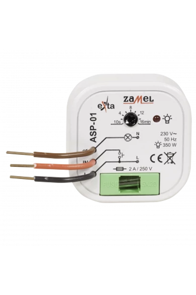 Lépcsőházi automata; IP20; 230V AC, 350W, ASP-01