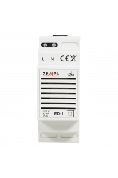 Jelzőkészülék; 230VAC; IP20; 85dB, Jelzés: csengő, ED-1