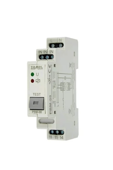 Bistabil relé, kapcsolóval 230V AC, 16A, PBM-08