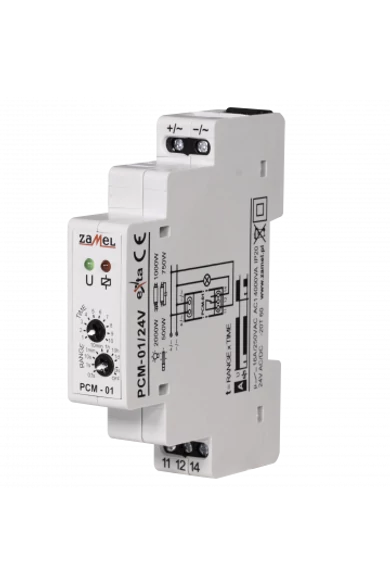 Időrelé, 24V AC/DC, PCM-01/24V