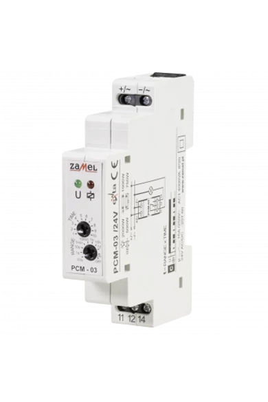 Időrelé, 24V AC/DC, PCM-03/24V